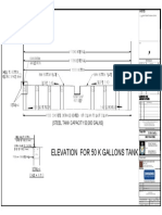 (Steel Tank Capacity 50,000 Galns) : Elevation For 50 K Gallons Tank