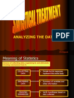 (E) Statistical Treatment
