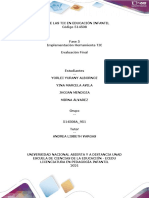 Plantilla de Trabajo - Momento Final - Fase 5 - Implementación Herramienta TIC