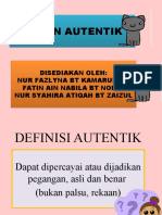 Bahan Autentik