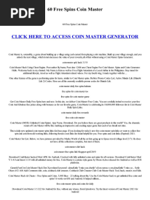 Click Here To Access Coin Master Generator