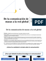 De La Comunicación de Masas A La Red