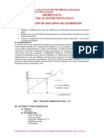 Modulo I. Elaboracion de Curva de Calibración de Analitos