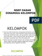 Konsep Dasar Dinamika Kelompok