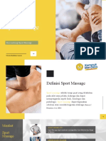 Materi Kuliah Sport Massage Pertemuan 2