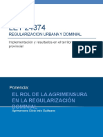 Regularizacion Urbana y Dominial