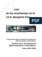 Promocion de Las Enseñanzas Del Ies Benjamin Rua