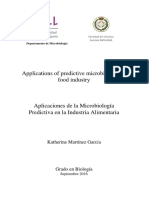 Aplicaciones de La Microbiologia Predictiva en La Industria Alimentaria