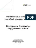 Resistencia a Ss-lactamico Por Staphylococcus Aureus.