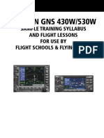 GARMIN GNS 430W/530W: Sample Training Syllabus and Flight Lessons For Use by Flight Schools & Flying Clubs