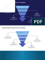 Aida Model Powerpoint Template: Awareness Interest Desire Action