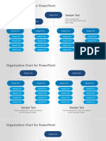 Organization Chart For Powerpoint: Sample Text