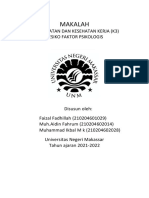 MAKALAH K3 Resiko Faktor Pisikologi