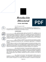 Resolución Directoral