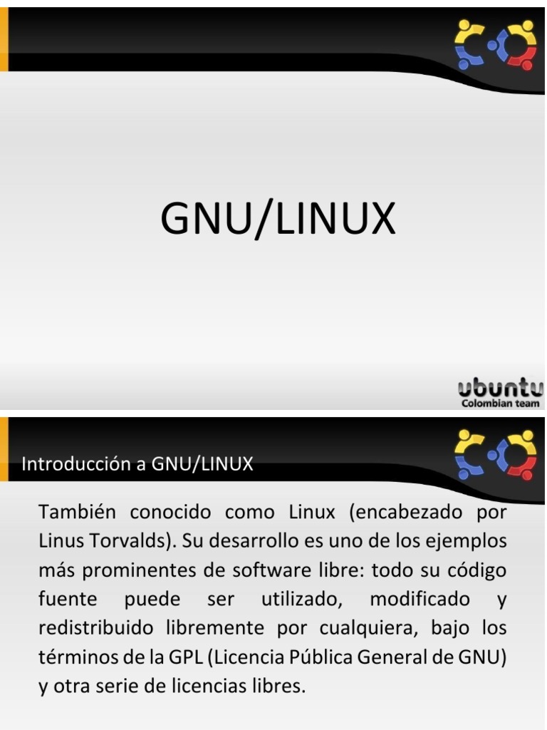 Introduccion A Linux Pdf Archivo De Computadora Gestión De Datos
