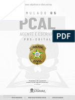 5 Simulado Completo - PCAL 2021 (Pós-Edital) - Projeto Caveira