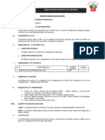 Especificaciones Tecnicas de Deposito de Expansion de Agua