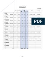 Electrical Load List (R0)