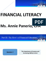 Training On Financial Literacy
