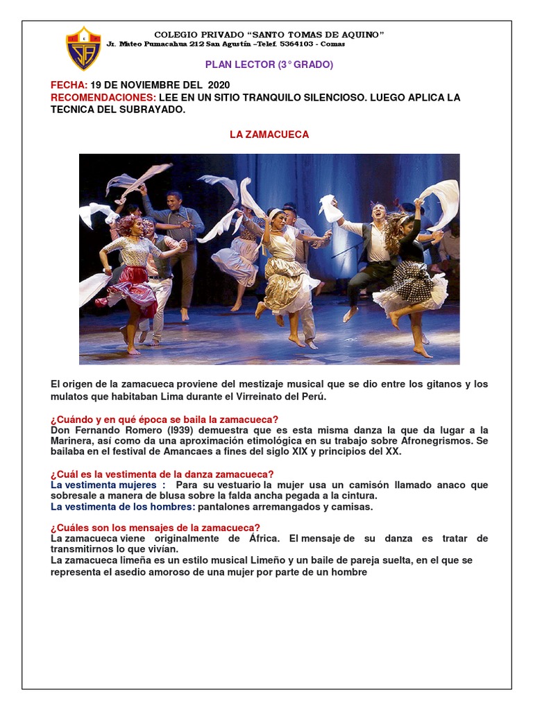 3°clase Virtual 19 de Noviembre Del 2020 | PDF | Bailes