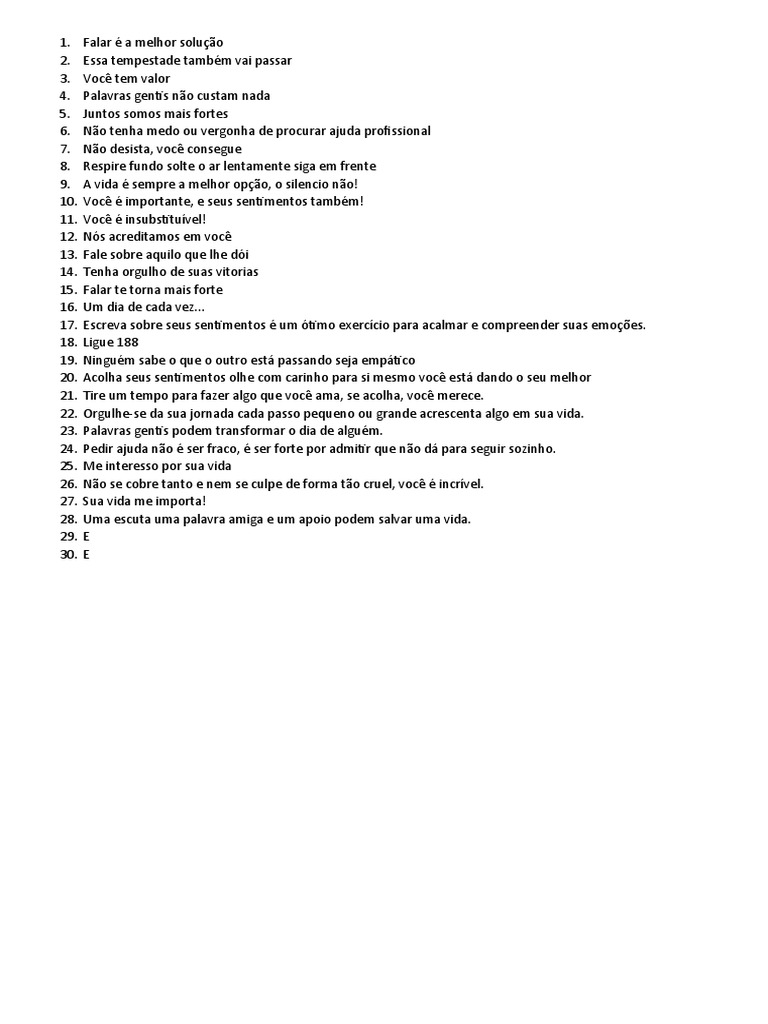 Frases para Setembro Amarelo | PDF | Carreira e Crescimento | Autoajuda, image size:768x1024