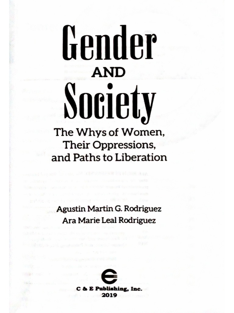 Gender and Society Module 1 | PDF