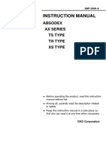 AX Series TS TH XS Instruction Manual