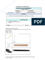 Compara objetos por longitud y capacidad