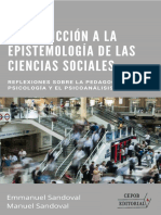 Sandoval, E. y Sandoval, M. (2021). Epistemología de las ciencias sociales. Reflexiones sobre la Pedagogía, la Psicología y el Psicoanálisis. Editorial CEPOB