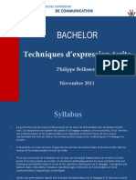 Bachelor: Techniques D'expression Écrite