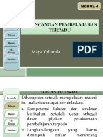 Power Point Pembelajaran Terpadu Modul