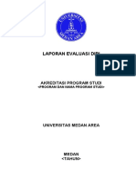 Template Laporan Evaluasi Diri