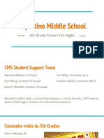 CMS 6th Grade Info Night 030917