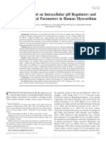 Effects of Alcohol On Intracellular PH Regulators and Electromechanical Parameters in Human Myocardium