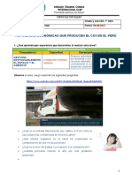 1°SEC. Actividades Económicas Que Producen El CO2 en El PERÚ