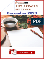 AB One Liner Current Affairs December 2020 Monthly PDF