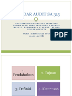 Standar Audit (Sa 315