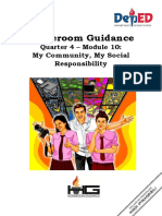 Homeroom Guidance: My Community, My Social Responsibility