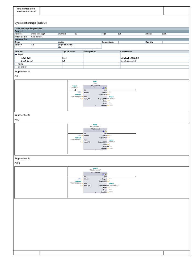 Configuración de PID Compact | PDF | Ingeniería de control | Ciencias ...