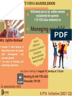 Managing Our Child