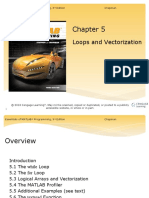 Loops and Vectorization: Essentials of MATLAB Programming, 3 Edition Chapman