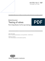 Fire Type Testing of Valves