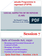 The Sale of Goods Act 1930: Key Provisions and Case Law Analysis