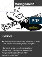 Service Management: by Venkatesh.N