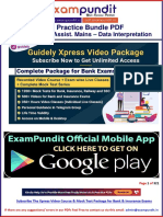 Ultra Practice Data Interpretation Bundle PDF SBI Clerk, RBI Assist Mains Exams