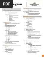 Anaphy Reviewer Chapter 2 - Cells