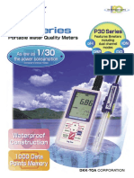 P30 Series Water Quality Meters featuring low power consumption