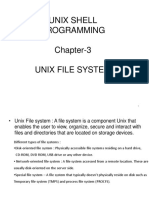 Unix Shell Programming Chapter-3 Unix File System