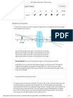 Ray Tracing (Lenses) Gizmo - ExploreLearning Test