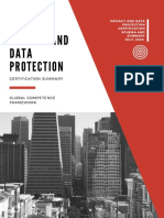 Data Protection Certification Summary - Aqonta